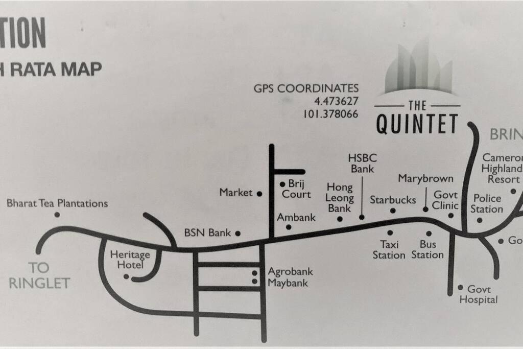 Sunrise Terrace At Quintet Tanah Rata Exterior foto